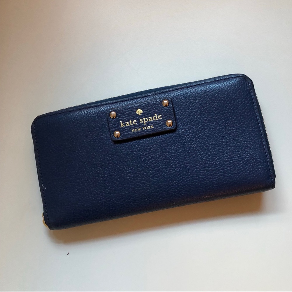 Blue Kate Spade Wallet